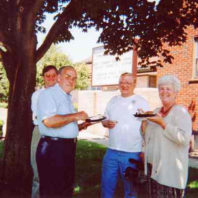 Peter McInerney, Barry McEachern, Dick Polehna and Donna McEachern