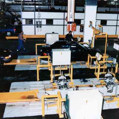 Cars being Assembled in Ford Wayne Assembly Plant