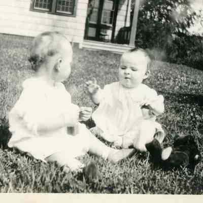 Bernice Greenwalt is on the right.