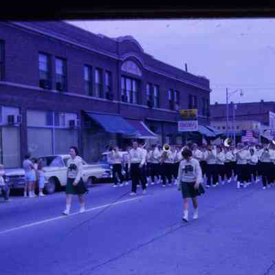 Monroe Street, Lee Gerbstadt Building. Franklin Jr. High Band