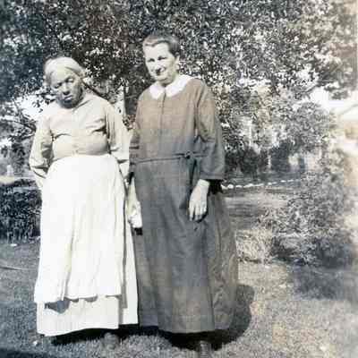 Mrs Goudy and Mary C. Wendt