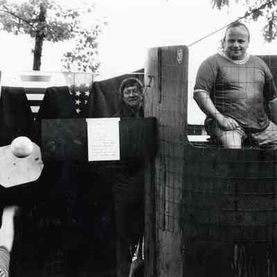 Unknown Person in Dunk Tank