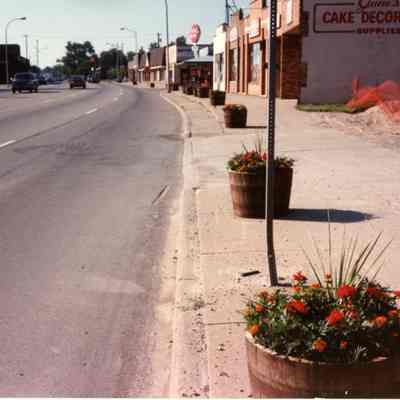 East side between Chestnut and Elm, looking North