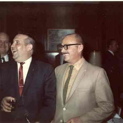 Rotory Club Members Dick Weinberg and Matt Tinkham Jr.