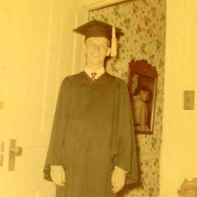Billy Stoner at his Graduation Party on June 10, 1954.