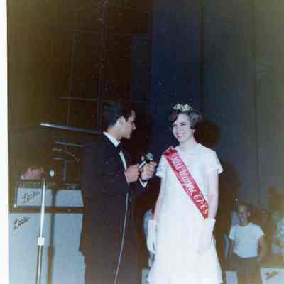 Miss Wayne 1967 at Homecoming After Winning