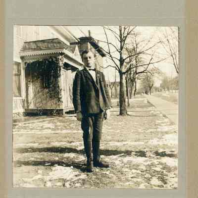 Matthew Tinkham Sr, probably at Ann Arbor in about 1896.