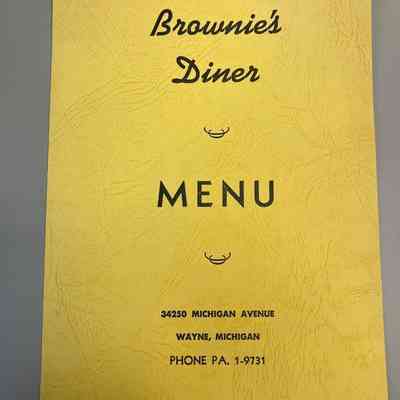 1954 Menu