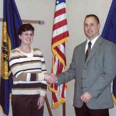 Dispatcher Renee Beyer, Lt. Jason Wright