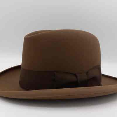 Brown mens hat