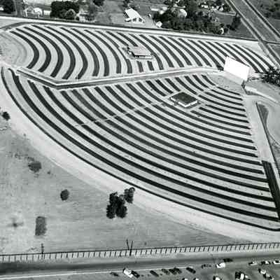 38547 Michigan - Aerials over Drive-in