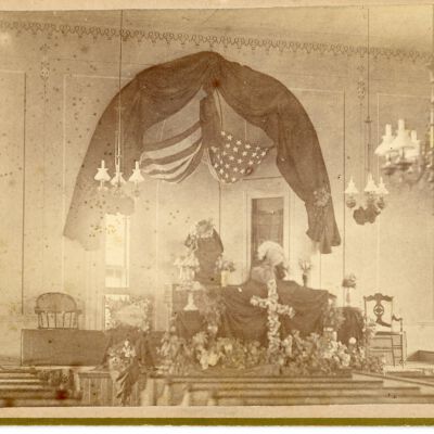 Wm Steers Funeral at Congregational Church