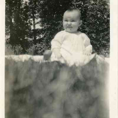 Bernice Greenwalt as a baby on July 21st