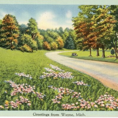 Postcard from Wayne, Mich