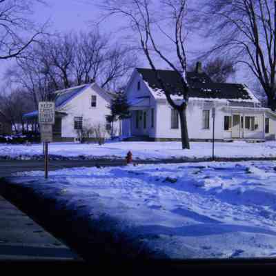 1964. Homes on left side already demolished for Urban Renewal.