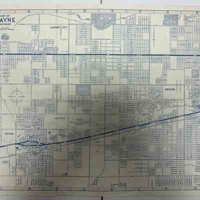 Map Of Wayne, Inkster and Garden City