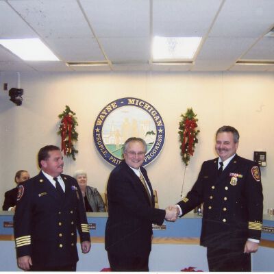 Fire Chiefs and the Wayne Mayor