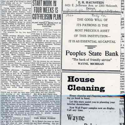Start Work In Four Weeks Is Gotfredson's Plan Newspaper - 1924