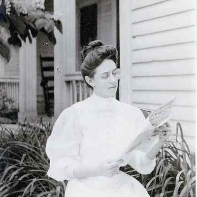 Clara Louise Stellwagen in the early 1900's. She marries a McCarty. She is the grandmother of Valerie Presson Latzman.