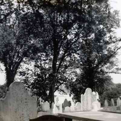 Cemetery in Plymouth, MA on 07/08/1940. Grave of Adoniram Judson,