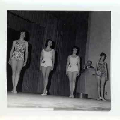 Miss Wayne 1964 Contestants In Swimsuit Competition