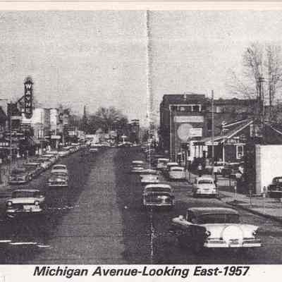 Michigan looking East from between Sims and Newberry