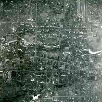 Over Downtown and area north