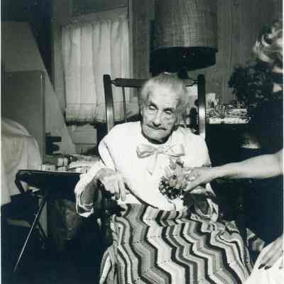Estelle Bunting at her 100th Birthday on March 9, 1964.