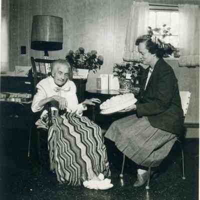 Estelle Bunting at her 100th Birthday on March 9, 1964.