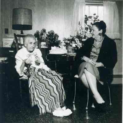 Estelle Bunting at her 100th Birthday on March 9, 1964.