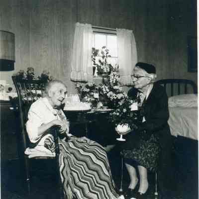 Estelle Bunting at her 100th Birthday on March 9, 1964.