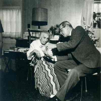 Estelle Bunting at her 100th Birthday on March 9, 1964.