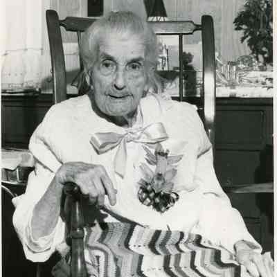 Estelle Bunting at her 100th Birthday on March 9, 1964.
