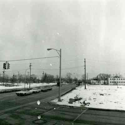 Michigan At Wayne road looking S. 1972.