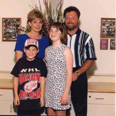 Kim and Bob Fallow, billy and daughter