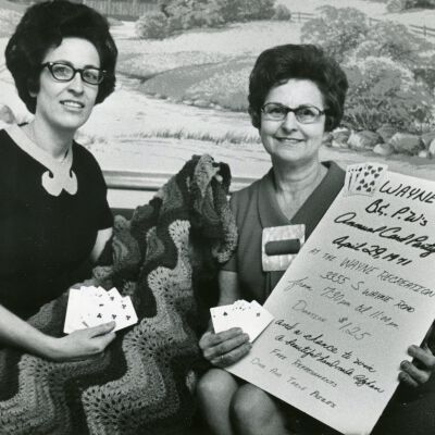 Wayne Business and Professional Women's Club Annual Card Party Photo Op for Wayne Eagle April 7, 1971
