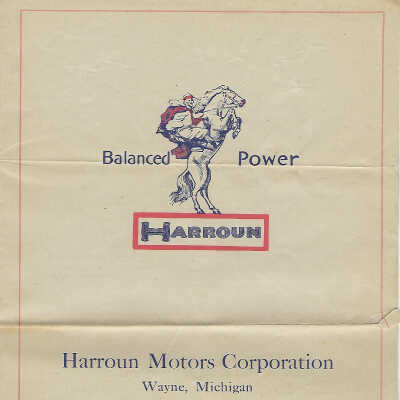 Harroun Advertisement