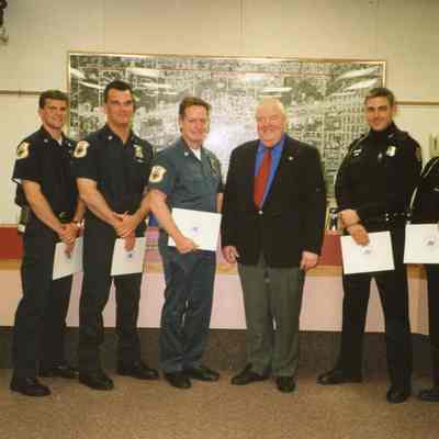 Pam, Andy, Fred Gilsdorf, Rich Berger, Ken Warfield, John Buffa, UK