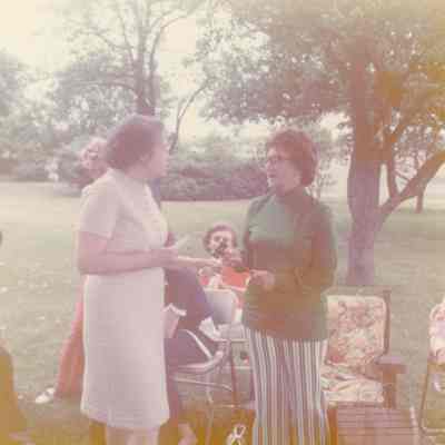 Mildred Hanchett and Catherine Krueger