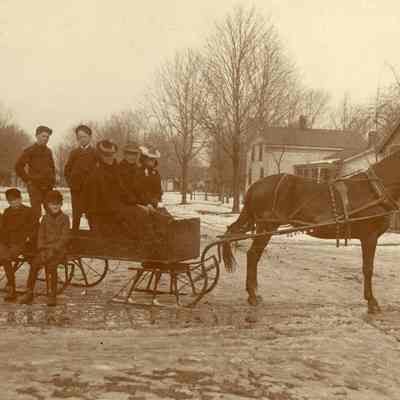 Looking North up Biddle from Norris 1901