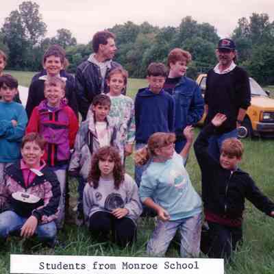 Students from Monroe School