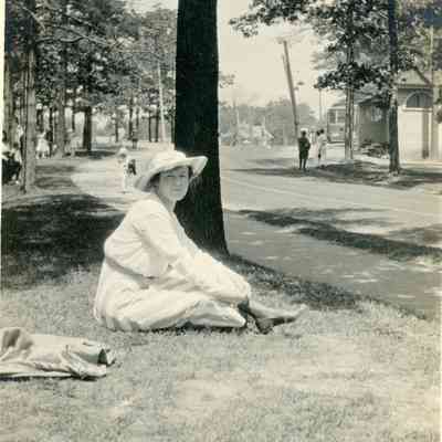 Lois Hisey from the 1916 honeymoon trip to Niagara Falls.