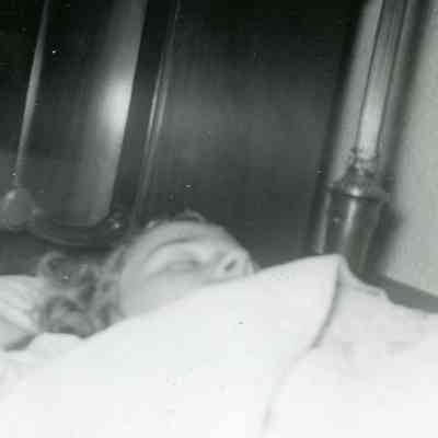 Marilyn Johnson at Pat Millar's PJ Party on Oct. 23, 1953.