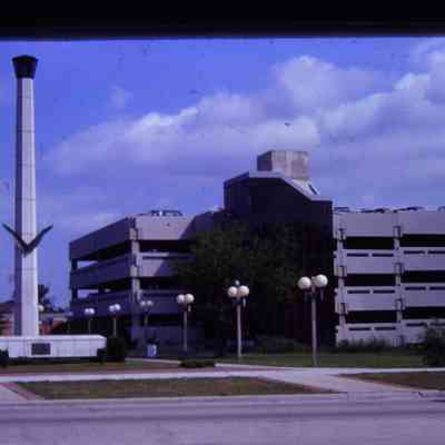 Peace Memorial and Parking Garage. 1979