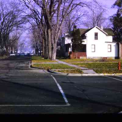 1964. NE corner Main and Elizabeth, looking North. Home is 3735 Elizabeth.