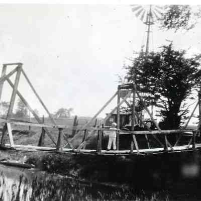 Donald Carpenter on Bridge, 1925