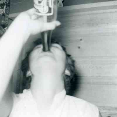 Betty Claborne at Shirley Hickey's Party on June 12, 1953.