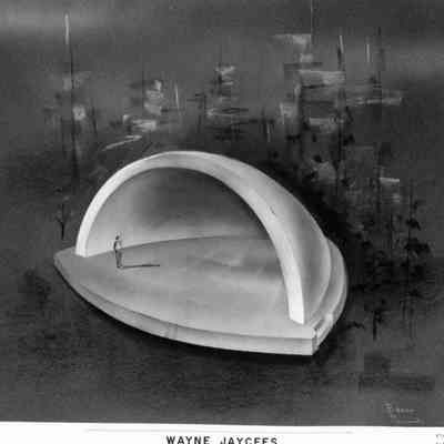 Jaycees proposed music shell