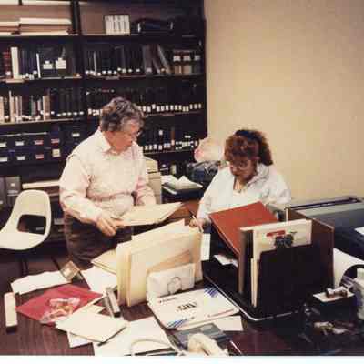 Ann Koch and Ruth Taylor in November of 1990.