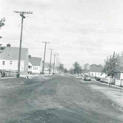 Looking North on Carnegie St. from Glover St. on Oct. 12, 1949.